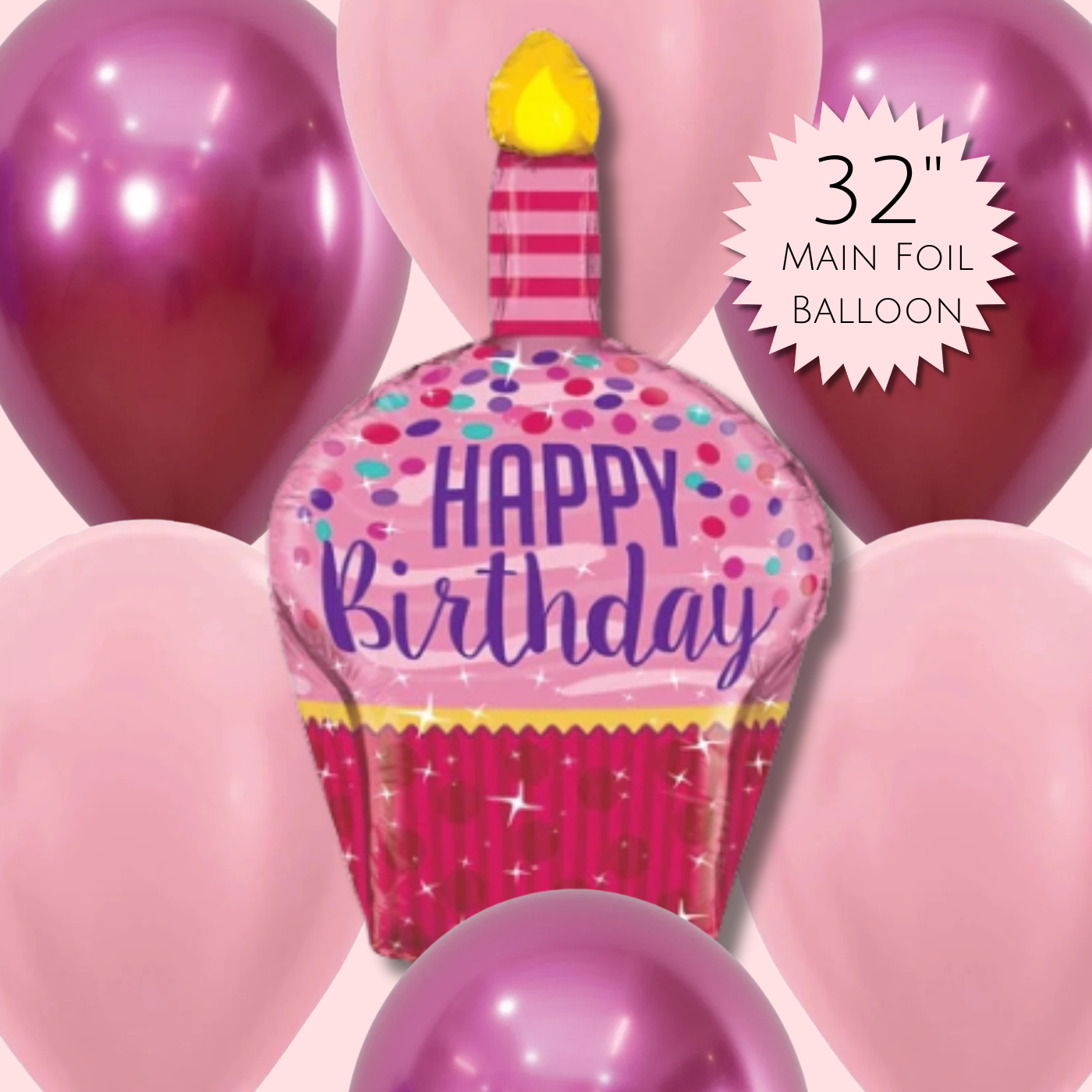 Cupcake Balloon Bouquet