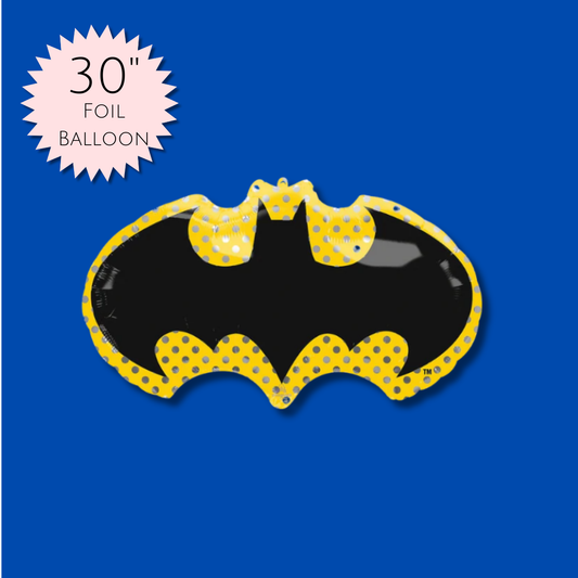 Birthday Balloon - Batman Symbol