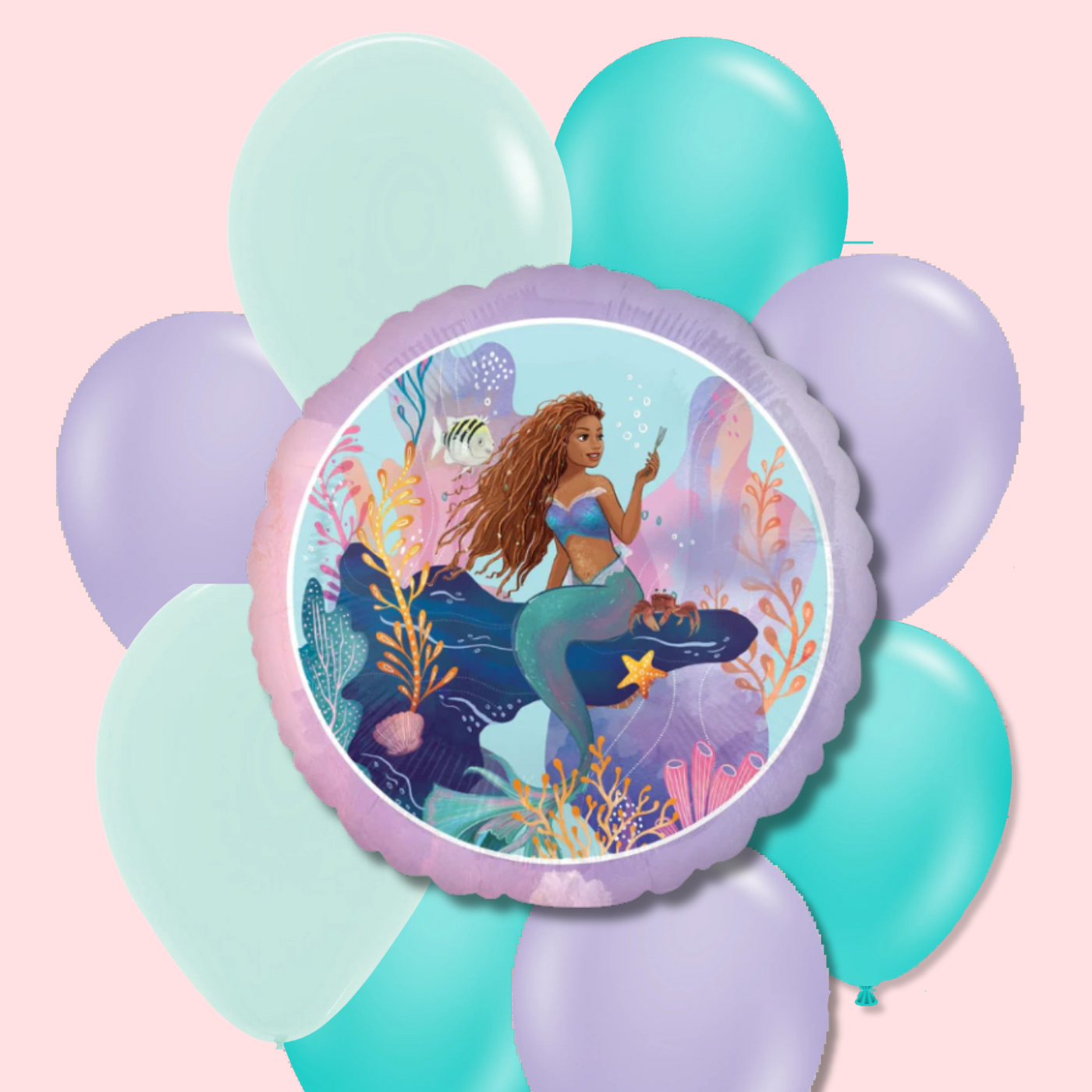 Disney Balloon Bouquet - Apart of Your World Ariel